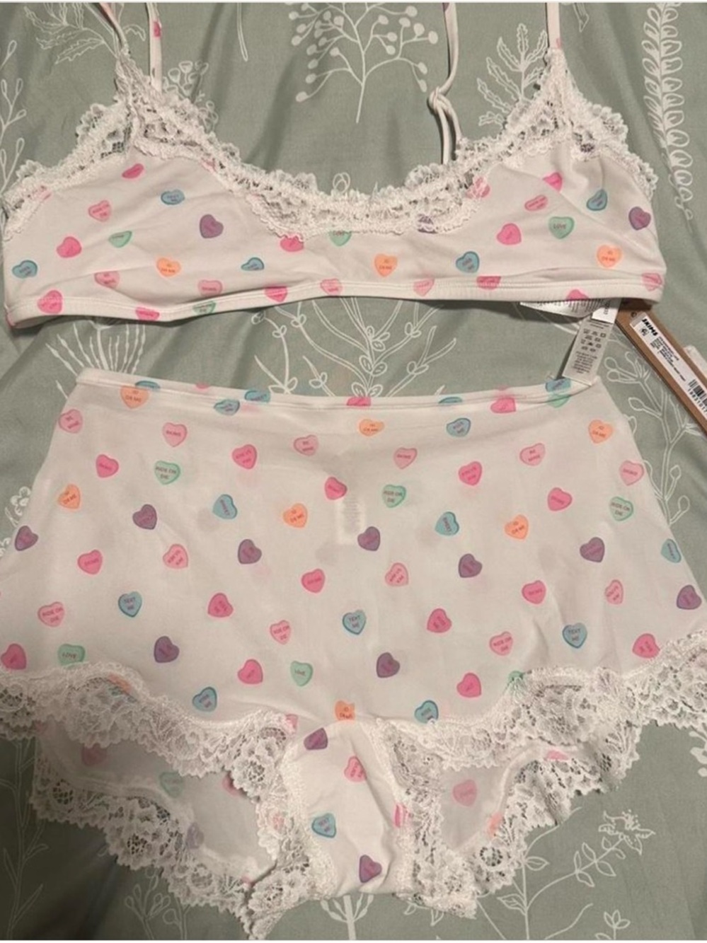 SKIMS Marble Candy Heart Set